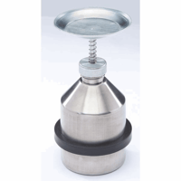 Bevochtiger roestvast staal inhoud (Diameter: 132 mm; Hoogte: 258 mm; Inhoud: 1 l)