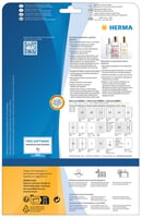 Etiket HERMA 8023 40mm rond transparant 600 etiketten