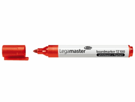 Viltstift Legamaster TZ 100 whiteboard rond 1.5-3mm rood