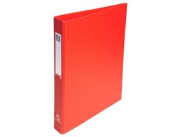 Exacompta Ringmap A4, PP, 4 ringen 25 mm, Rood