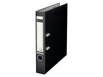 Leitz 180° Ordner, A4, Rugbreedte 50 mm, Karton met Polypropyleen, Zwart artikel afbeelding