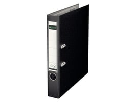 Leitz 180° Ordner, A4, Rugbreedte 50 mm, Karton met Polypropyleen, Zwart