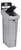 Deksel Rubbermaid Slim Jim Recyclestation gesloten zwart