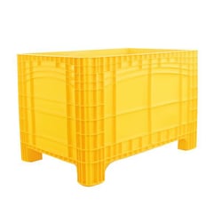 Grote bak inhoud = 535 l, 4 voeten geel