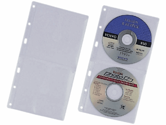 Durable CD/DVD hoes 2-3-4-gaats 2 x CD/DVD (pak 5 stuks) artikel afbeelding