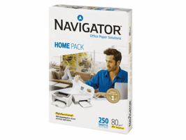Kopieerpapier Navigator Homepack A4 80gr wit 250 vel