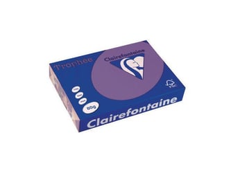 Clairefontaine Trophée Papier, A4, 80 g/m², Violet (pak 500 vel)