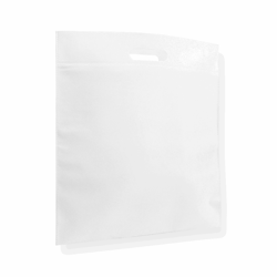 Non Woven draagtas 400x450mm, kleur wit artikel afbeelding
