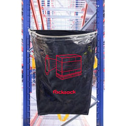 Racksack® inhoud 160 l, motief folie blauw/transparant, VE = 5 stuks