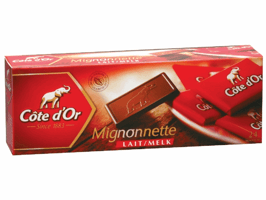 Cote d'Or Mignonnette chocolade Melk (doos 24 stuks)