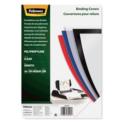 Schutblad Fellowes A4 200mic/pk100