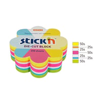 Notitieblok Stick'n bloem 68mm neon ass