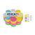 Notitieblok Stick'n bloem 68mm neon ass
