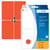 Etiket HERMA 2492 52x82mm rood 128 stuks