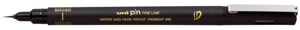 Fineliner Uni-ball Pin brush EF zwart