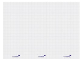 Magic-Chart XL Flipchartfolie, Geruit, PP, 900 x1200 mm