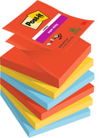 Memoblok Post-it Z-Notes R330 Super Sticky 76x76mm Playful