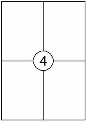 Etiket Quantore 105X148mm 60stuks artikel afbeelding