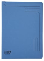 Insteekmap L-model Exacompta Clean'Safe bedrukt blauw