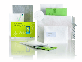 TYVEK® Ultra lichte akte envelop 162x229mm 55x90mm links Stripsluiting wit 55 g/m²  (verpakking 5 x 100 stuks) artikel afbeelding