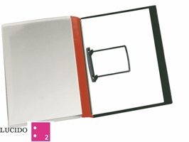 Rapportenmap met JalemaClip A4 10 stuks Rood