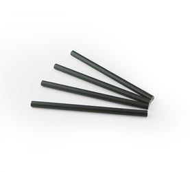 Drinkrietje papier (FSC®) zwart, ø 8 mm / 15cm