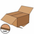 Kartonnen doos 500x500x270 mm, bruin, dubbelgolf 7 mm, Fefco 0201 [Pallet] artikel afbeelding