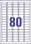 Etiket Avery L4732REV-25 35.6x16.9mm afneembaar wit 2000stuk