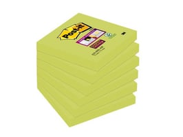 Post-it Super Sticky Notes 76 x 76 mm Groen (pak 6 x 90 vel)