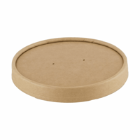 Kraft/PLA deksel voor 780/960 ml soepbeker