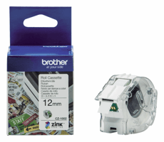 Labeltape Brother CZ-1002 12mmX5m kleur opdruk