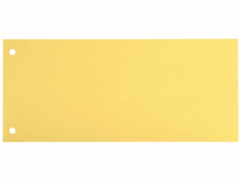Staples Scheidingsstrook 105 x 240 mm, geel (pak 100 stuks)