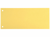 Staples Scheidingsstrook 105 x 240 mm, geel (pak 100 stuks) artikel afbeelding