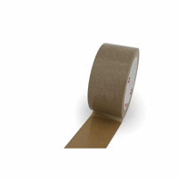 Zelfklevend plakband kunststof bandbreedte 50 mm, bruin, VE = 36 rollen