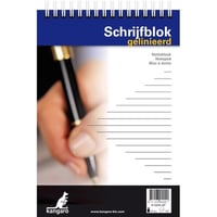 Spiraalblok kop Kangaro A5 lijn 100v/pk5