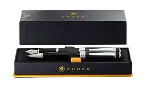 Schrijfset balpen en vulpen Cross Bailey M zwart
