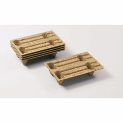Display-pallet van spaanplaat l x b = 600x400 mm, met 4 poten VE = 10 stuks artikel afbeelding