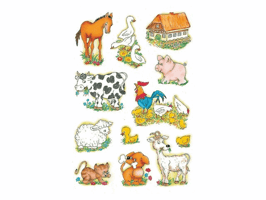 Etiket HERMA 5419 boerderijdieren