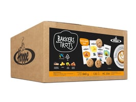 Hoppe Fairtrade Bakkers Trots Koekjesmix (1 doos x 120 stuks)