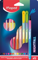 Kleurstiften Maped Nightfall set à 12 kleuren