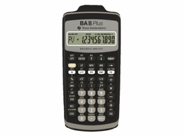 Rekenmachine TI Ba II plus