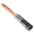 Copenhagen Pro CLASSIC Platte kwast, maat 1, Zwart Chinees varkenshaar, FSC houten steel