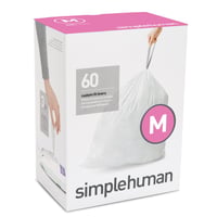 Afvalzakken Pocket Liner 45 liter (M) 3x20 stuks, Simplehuman