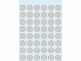 Etiket HERMA 1858 rond 13mm grijs 240 stuks