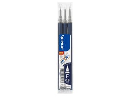 Pilot FriXion Point of Point Clicker Navullingen, Set van 3, Synergy Punt 0.5 mm, Blauwzwart (tube 3 stuks)