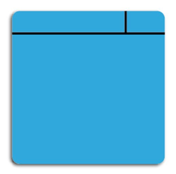 Symbool magn. post-it 100x100mm bl/pk5