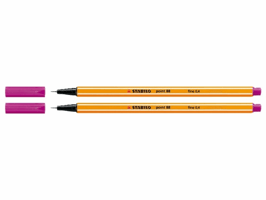 Fineliner STABILO point 88/56 fijn roze rood