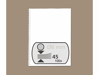 DRAADRUG FELLOWES 6MM 34RINGS A4 ZILVER artikel afbeelding