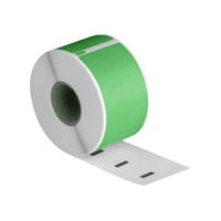 Dymo Compatible Labels 89x36mm 260st/rol Groen