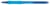 Balpen Bic soft feel clic Grip blauw medium blister à 15 stuks